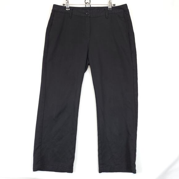 McDonald's Apparel Collection Work Pants Black Women 10 / 30 Flat Front Straight - Picture 1 of 11
